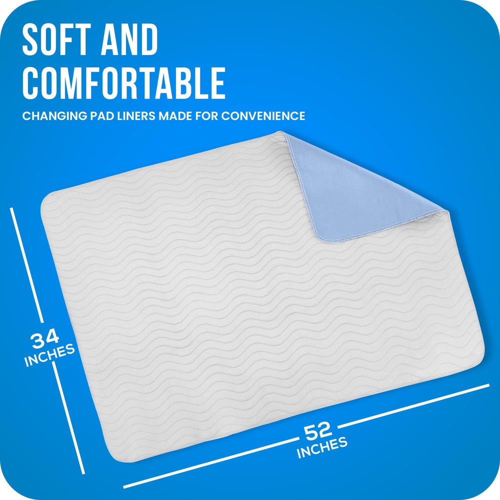 Utopia Bedding bed pad acts as absorbent mattress protector for night use.