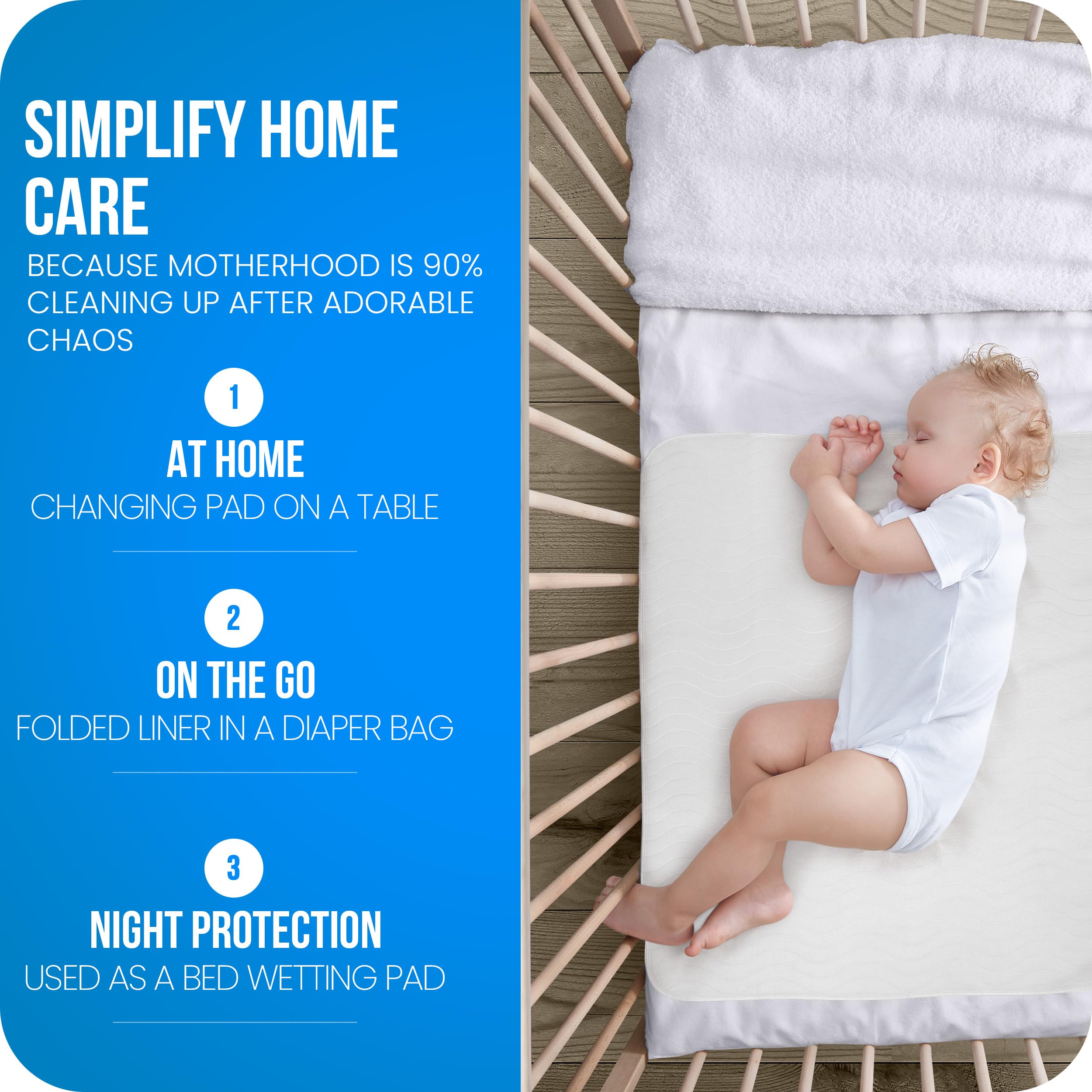 Utopia Bedding bed pad on couch protects sofa from accidents.