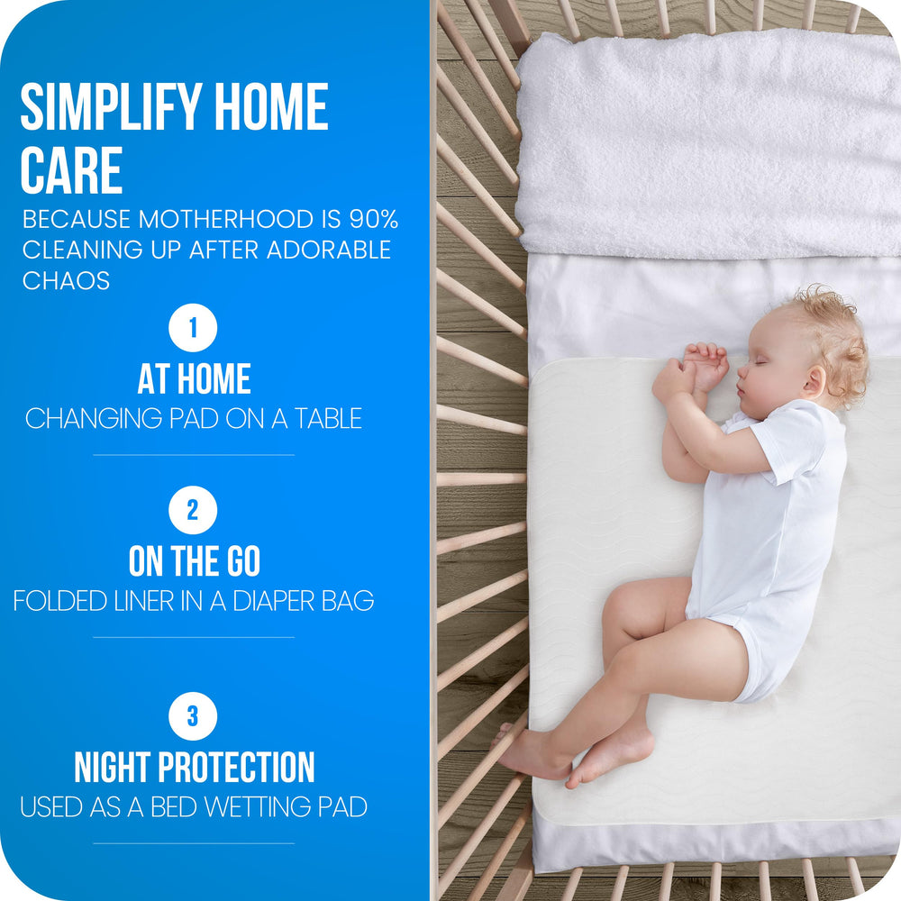 Utopia Bedding soft-surface pad offers comfort for kids' night-time protection.