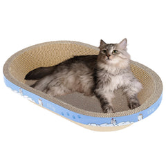 UUig cat scratcher large bed view enhances lounging and stretching
