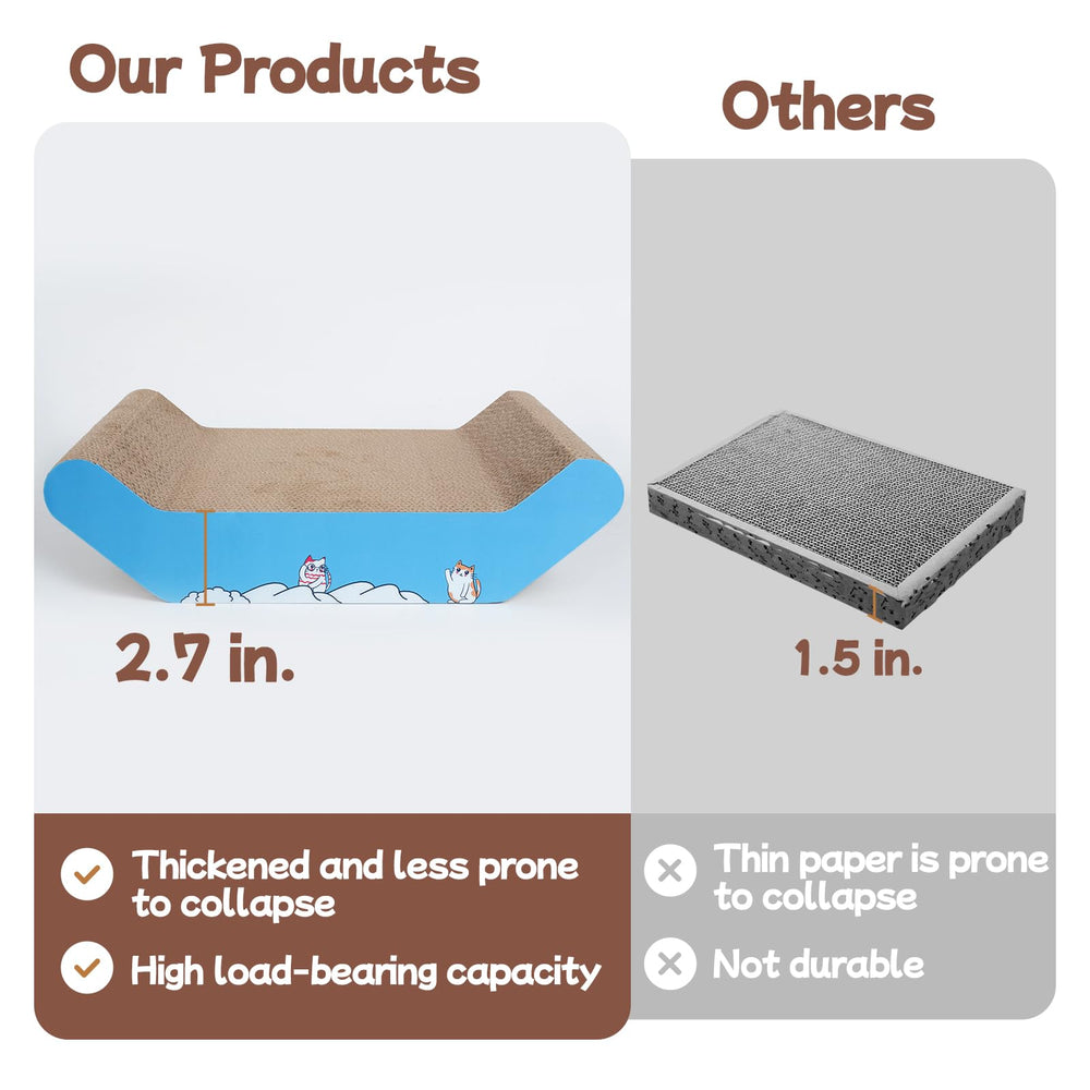 UUig 2-in-1 design demonstrates versatile scratching and resting use.