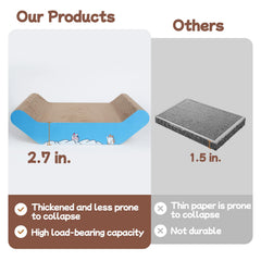 UUig 2-in-1 design demonstrates versatile scratching and resting use.