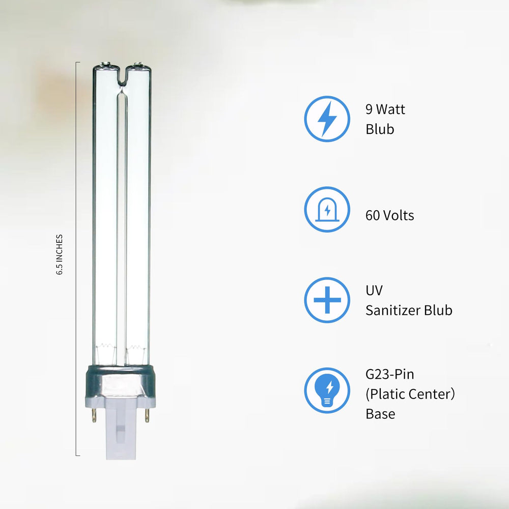uvcoolplunge emits 253.7 nm UV light to help clarify water