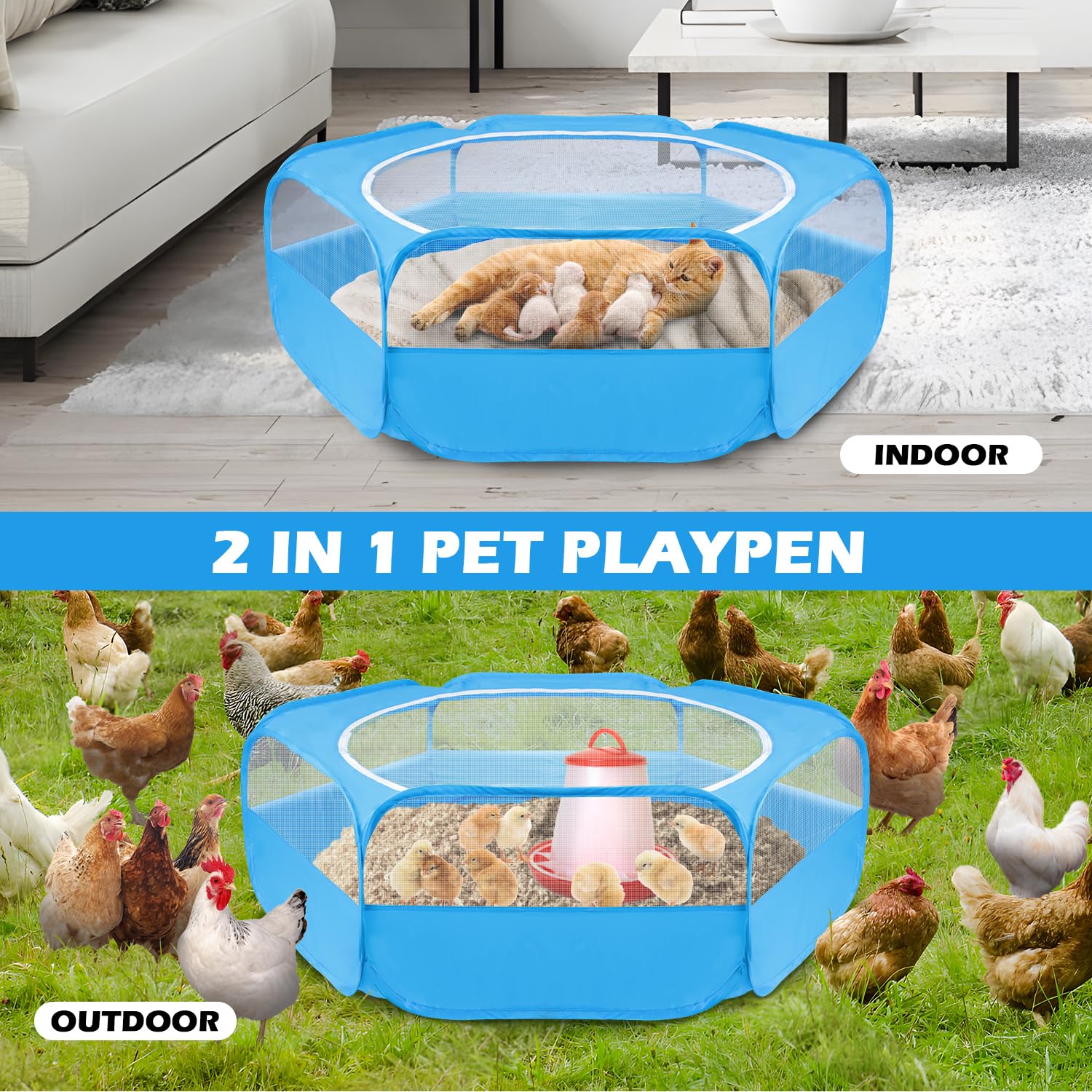 UWE pop-up setup demonstrates fast deployment for indoor or outdoor play