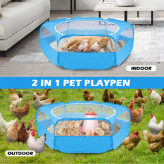 UWE pop-up setup demonstrates fast deployment for indoor or outdoor play