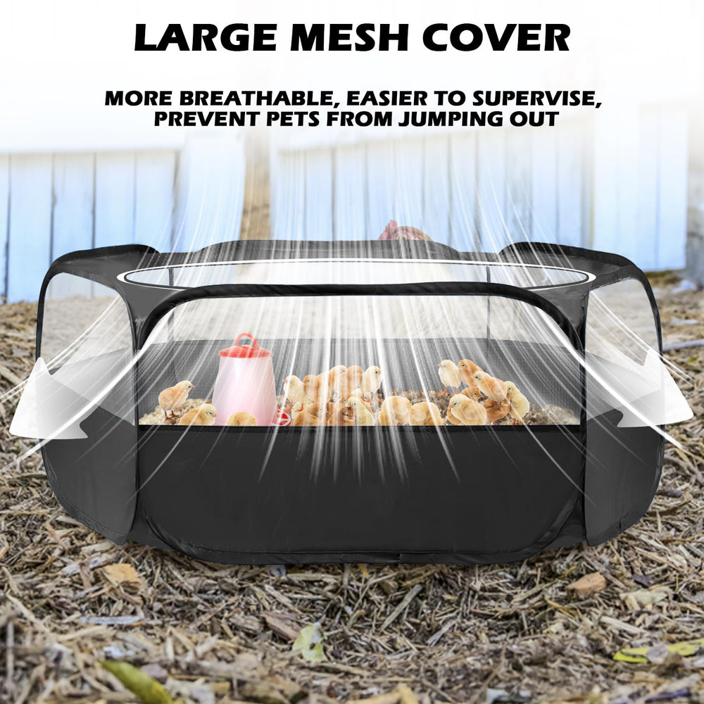 UWE portable pop-up playpen for effortless setup and compact storage.