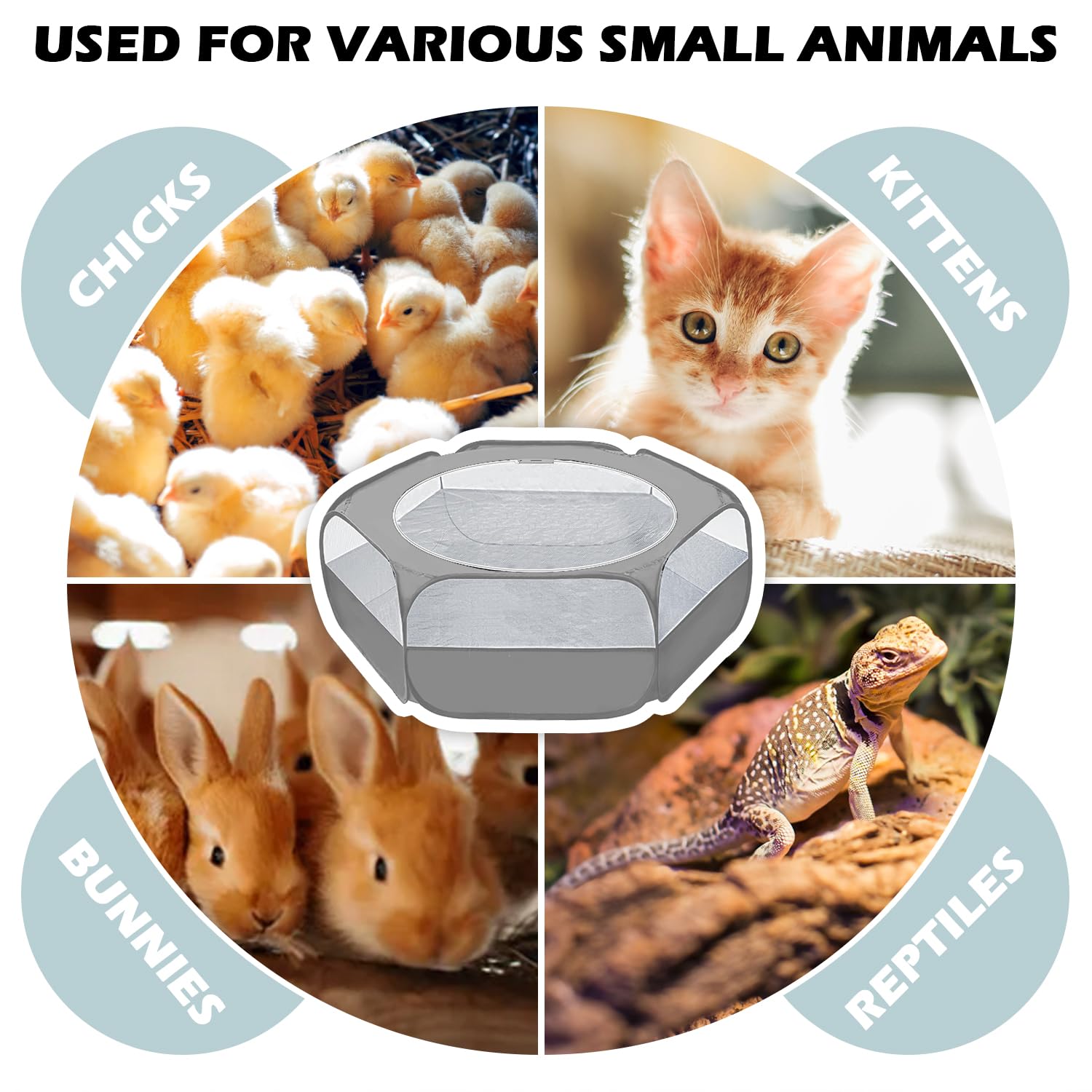 UWE top-zipper-design keeps pets safely contained during play.
