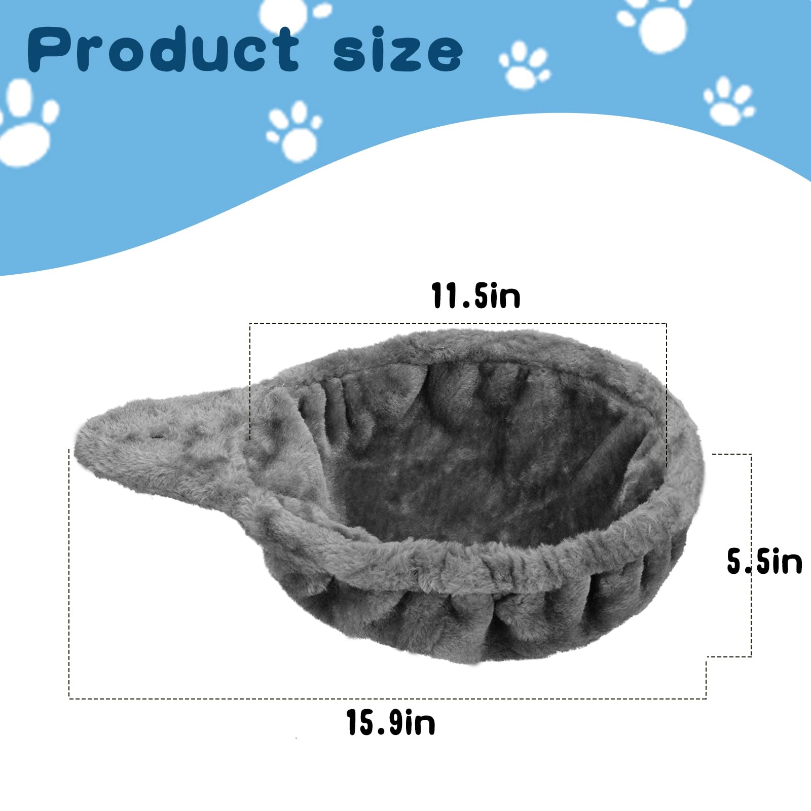 UXIETIN plush fabric close-up highlighting warmth and comfort for cats.