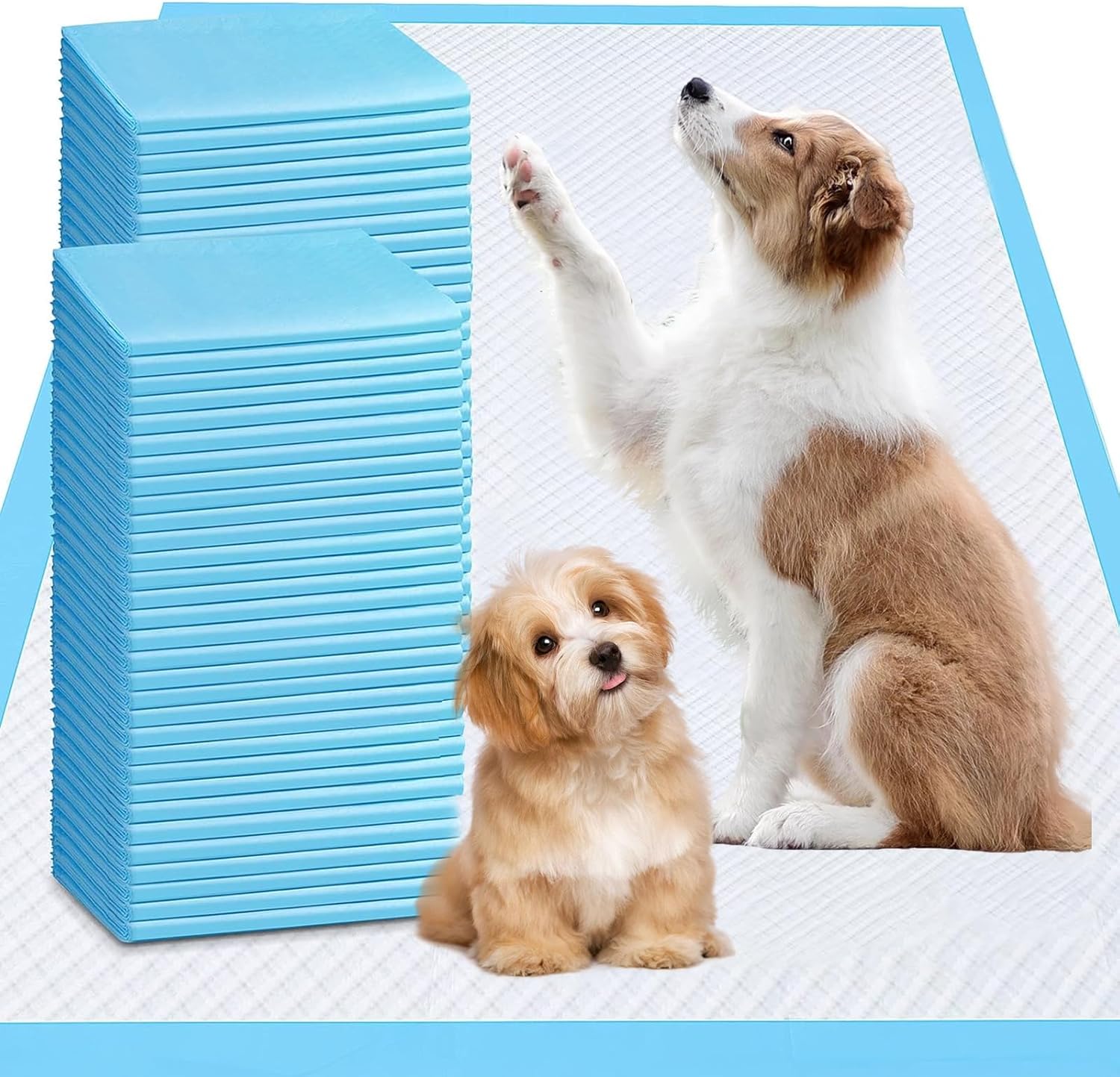 UYDJKLS XXXL puppy pads 31x47 for training and floor protection.