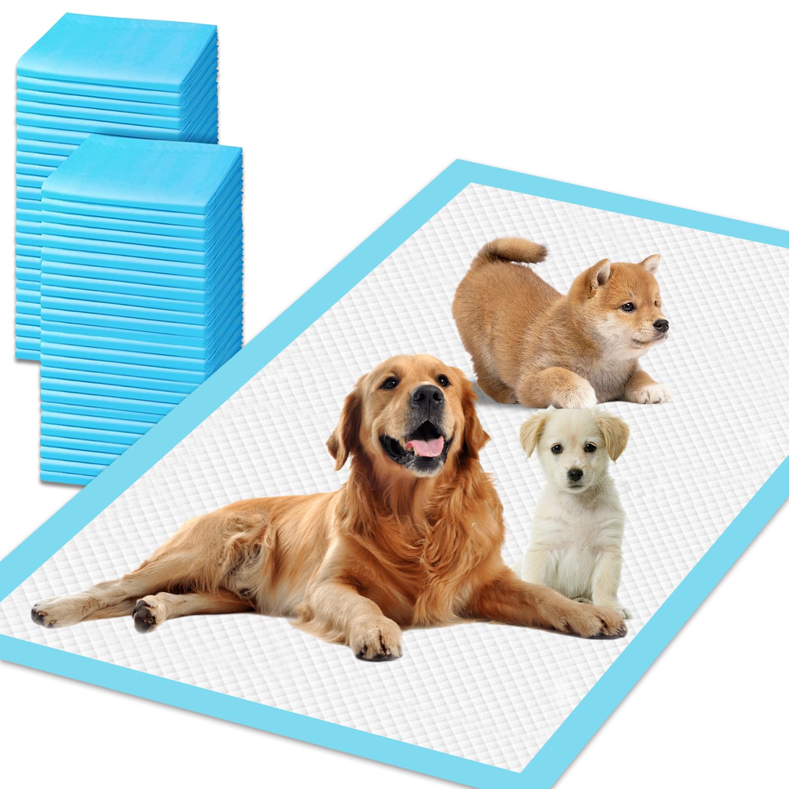 UYDJKLS XXXXL puppy pads in package, ready for floor protection.
