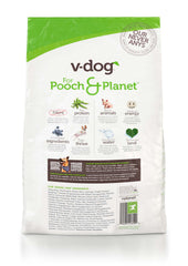V-dog vegan mini kibble bowl ready for daily meals.