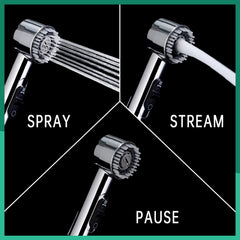 V-Frankness 100-inch hose provides reach for comfortable pet baths.