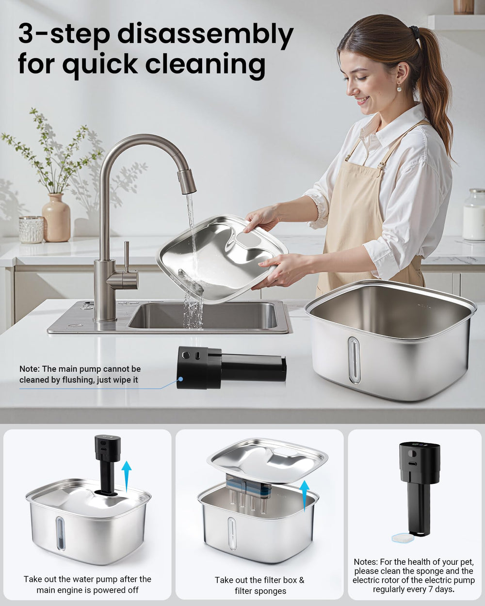 Vacqueen all-in-one accessory kit includes everything to start right away.