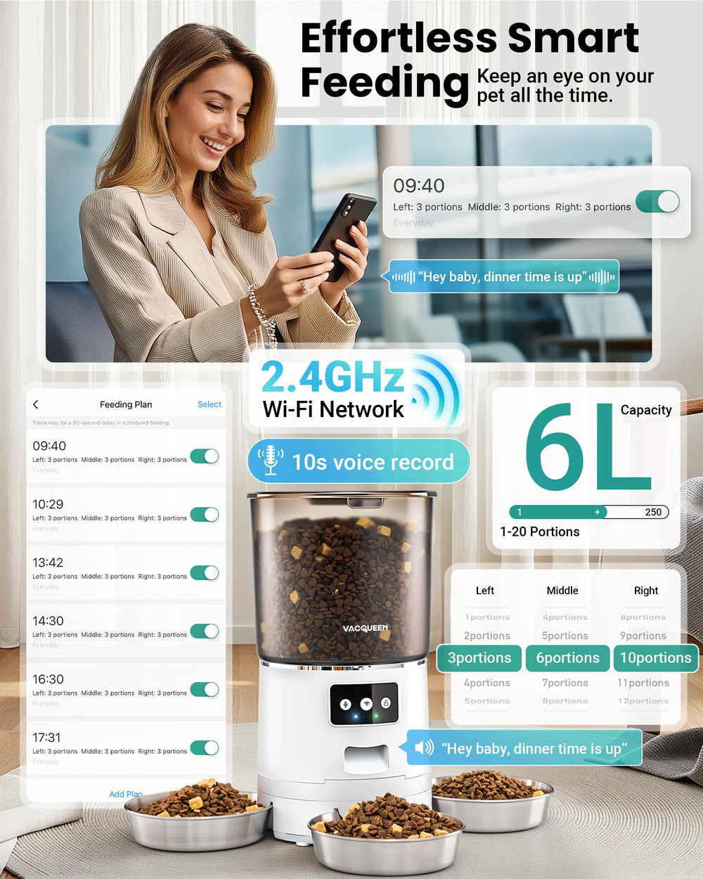 Vacqueen backup power keeps feeding during outages.