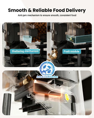 Vacqueen dual-desiccant keeps kibble fresh and crunchier longer.