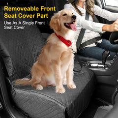 Vailge rear bench seat cover guards against dirt and fur during family trips