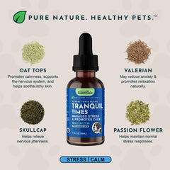 Valerian root based blend for relaxed pets from Animal Essentials Tranquility Blend