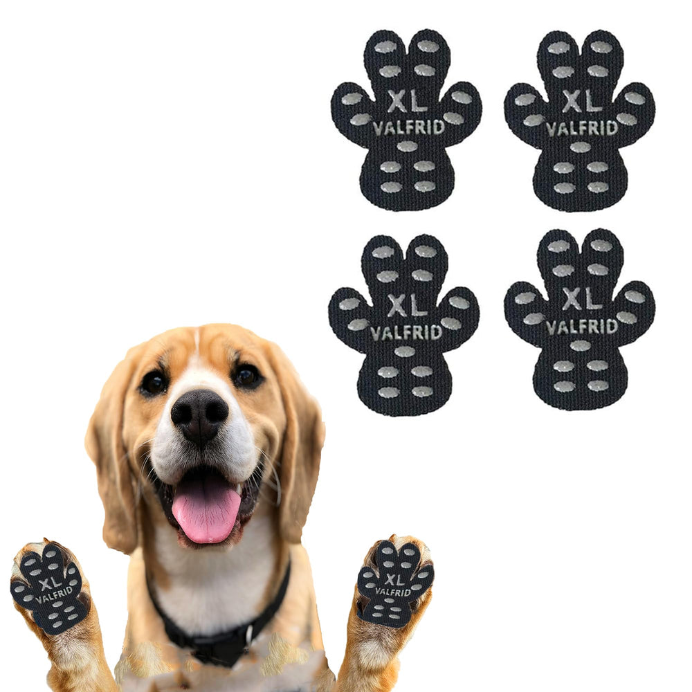 VALFRID Paw Protector Pads close-up shows strong adhesive grip for slick floors