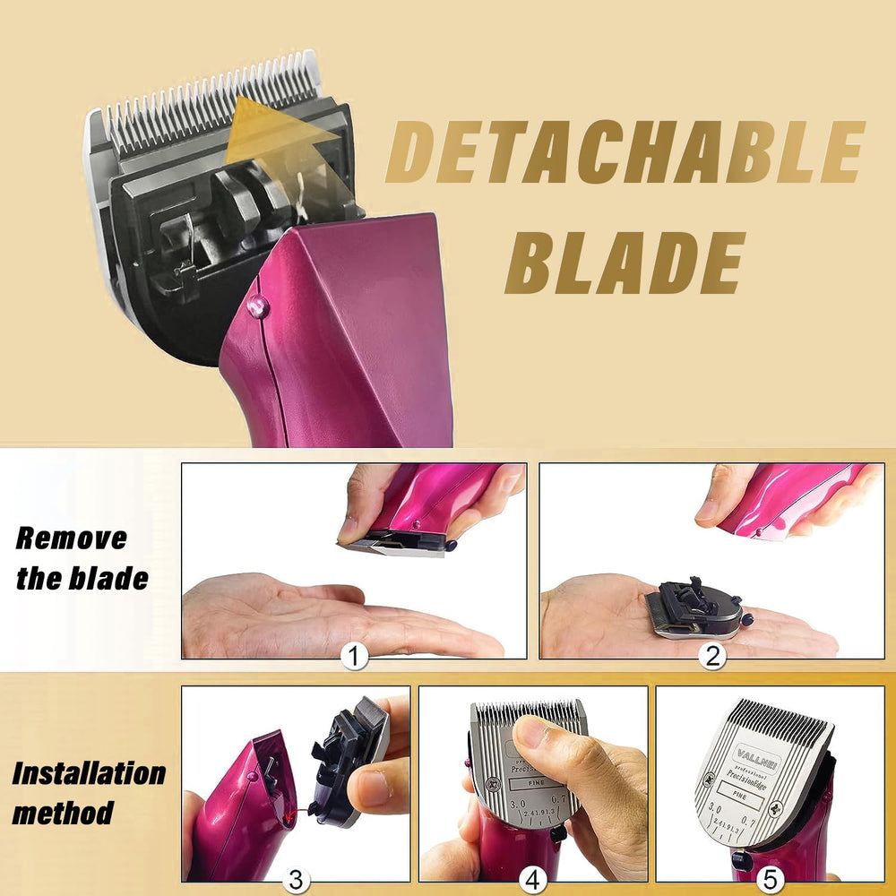 VALLNEI detachable quick-release blade for easy cleaning and maintenance