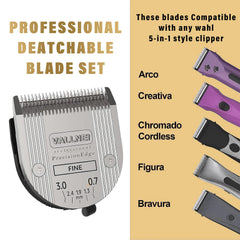 VALLNEI durable stainless steel blade with precise edges for clean cuts.
