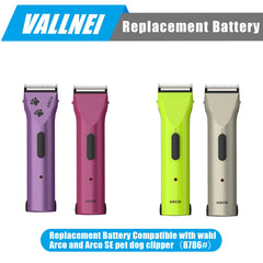 VALLNEI NiMH rechargeable 2100mAh pack powers reliable grooming sessions.