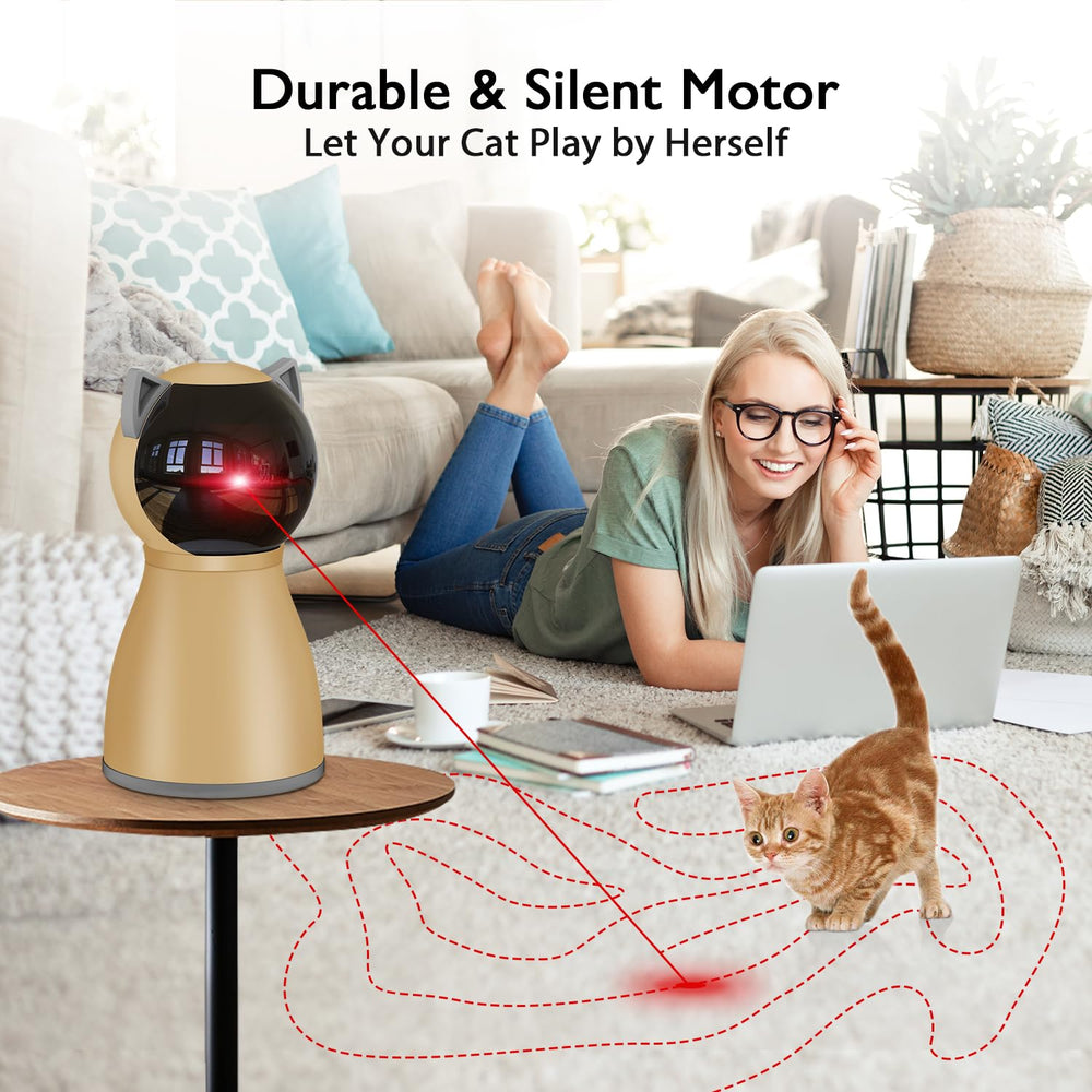 Valonii silent dual-motor design keeps pets engaged without noise.