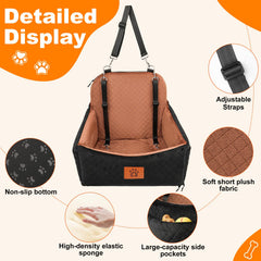 Vamtnner compact travel bed is spacious enough for two small dogs on road trips.