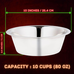 Vanacara bowl height 2.8 inches provides stable feeding.