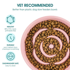 Vancasso bite-proof ceramic dog bowl designed for chewers