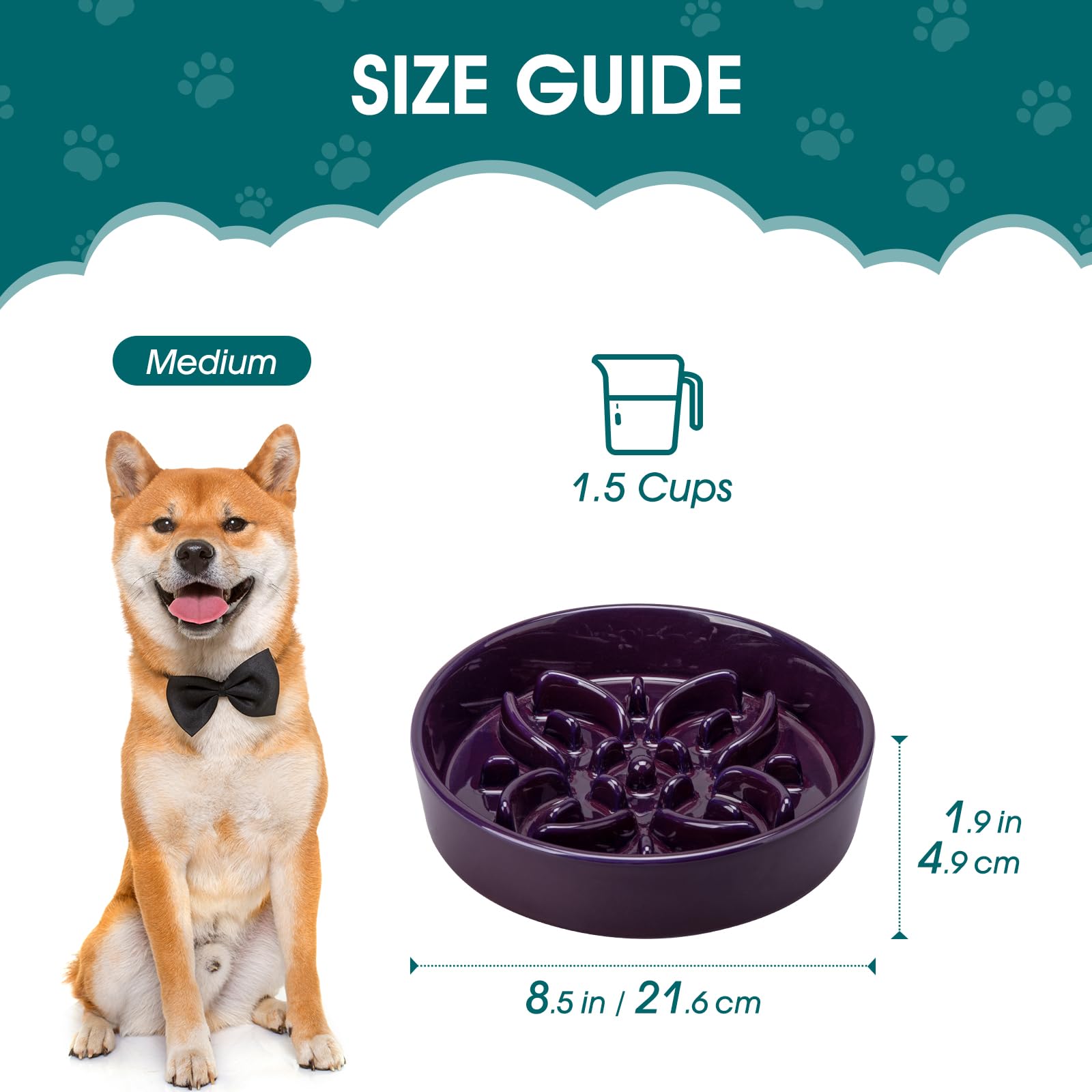 Vancasso bowl with anti-slip base stays steady during eager meals
