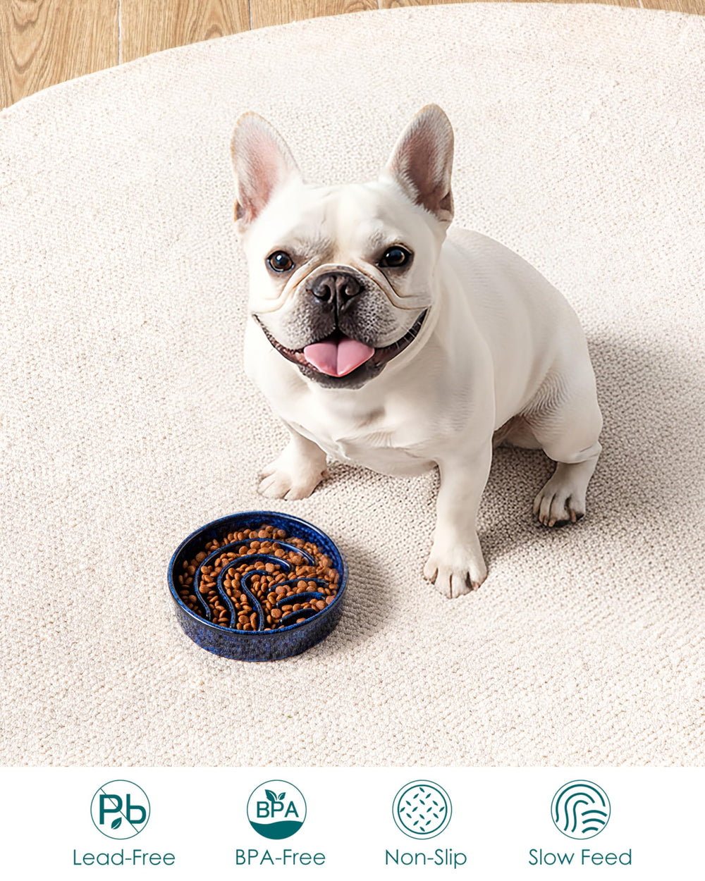 Dishwasher-safe ceramic Vancasso bowl for easy cleaning.