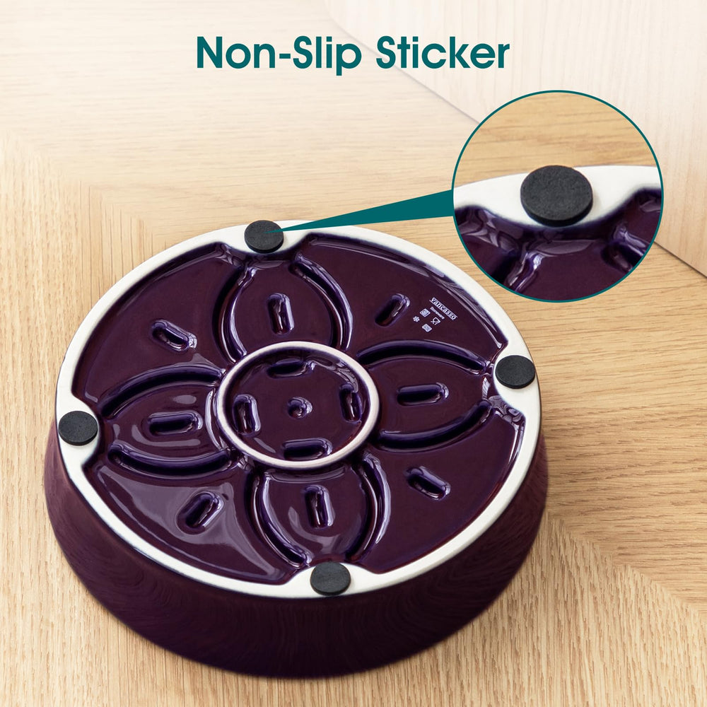 Vancasso durable thick ceramic bowl resists chipping and odors.