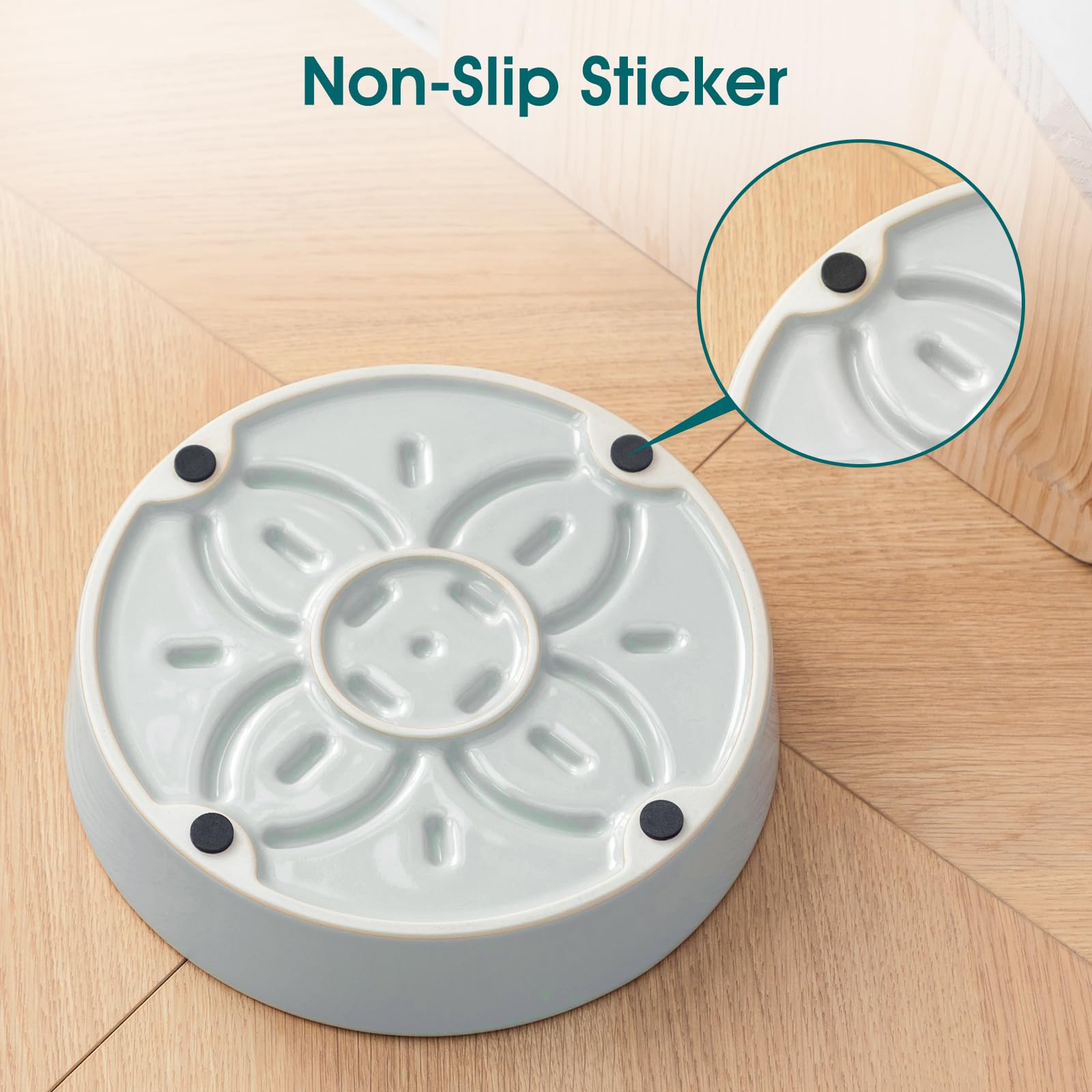 Vancasso easy-clean glaze resists stains and odors for quick cleanup.