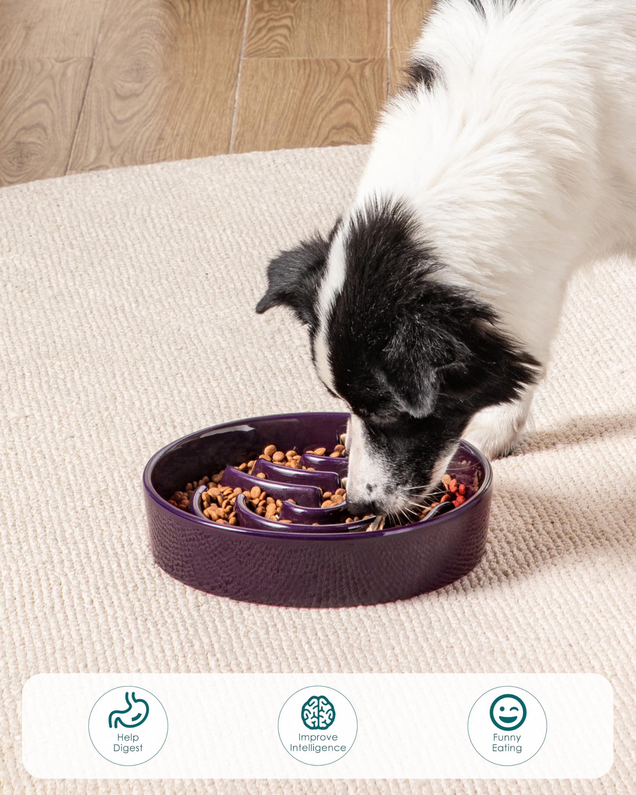Vancasso dishwasher-safe glazed surface simplifies cleaning after meals.
