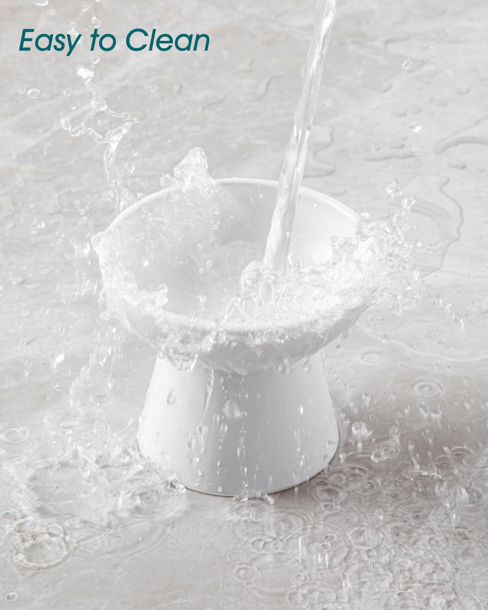 Vancasso non-porous ceramic resists odors and stains, cleans easily.