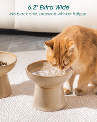 Vancasso five-point-one-inch height promotes comfortable neck posture at mealtimes.