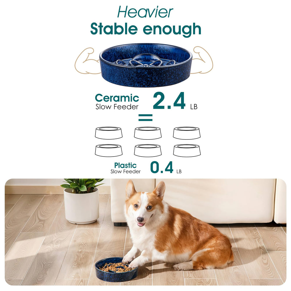 Vancasso non-slip base keeps the bowl steady during feeding.