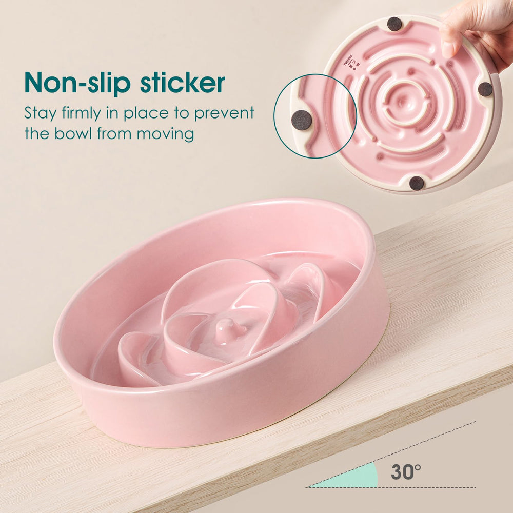 Vancasso non-slip ceramic bowl stays in place during meals