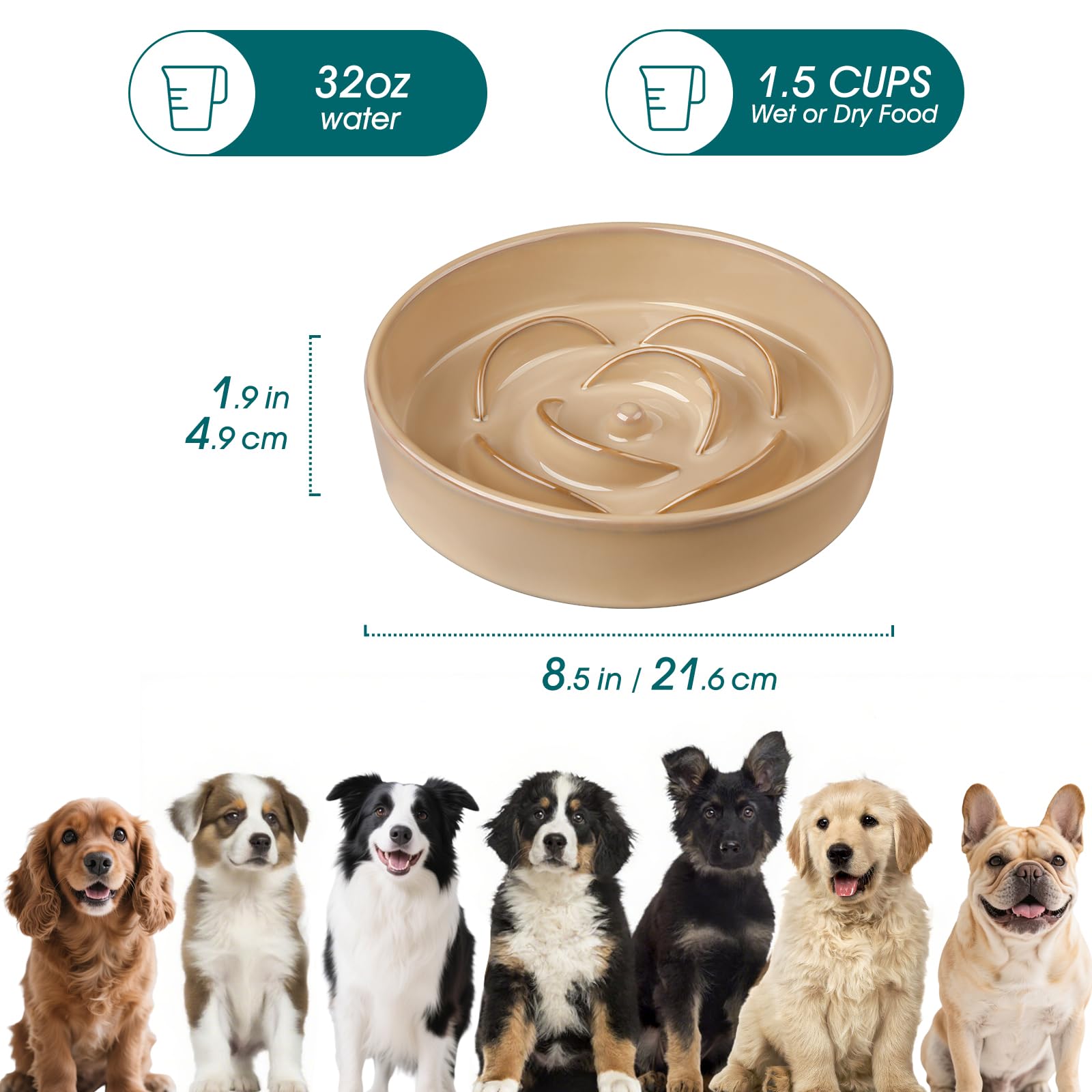 Vancasso puzzle maze design dish slows fast eaters safely
