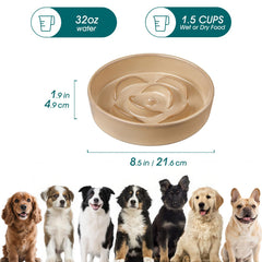 Vancasso puzzle maze design dish slows fast eaters safely