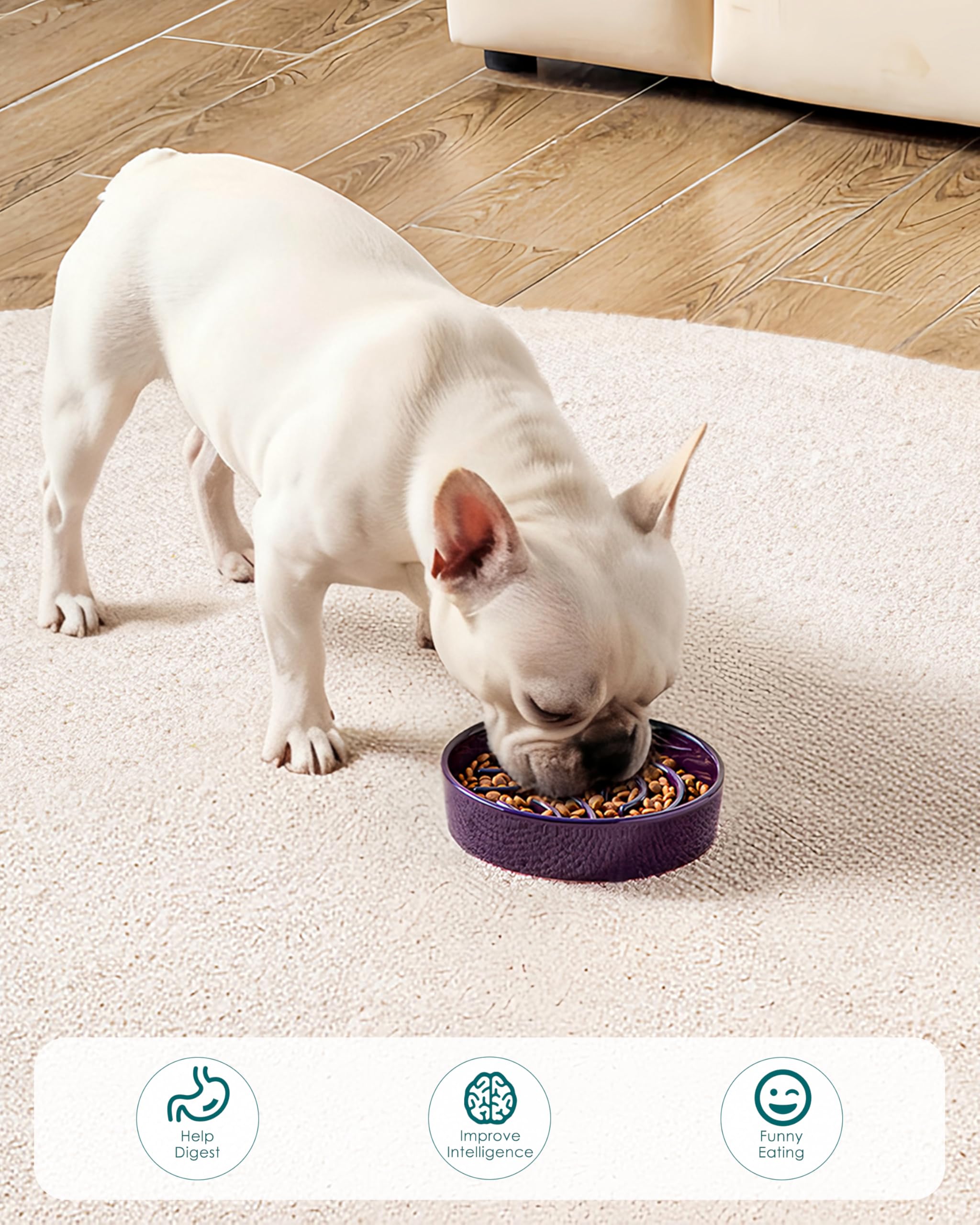Vancasso ceramic glaze cleans easily and is dishwasher safe.
