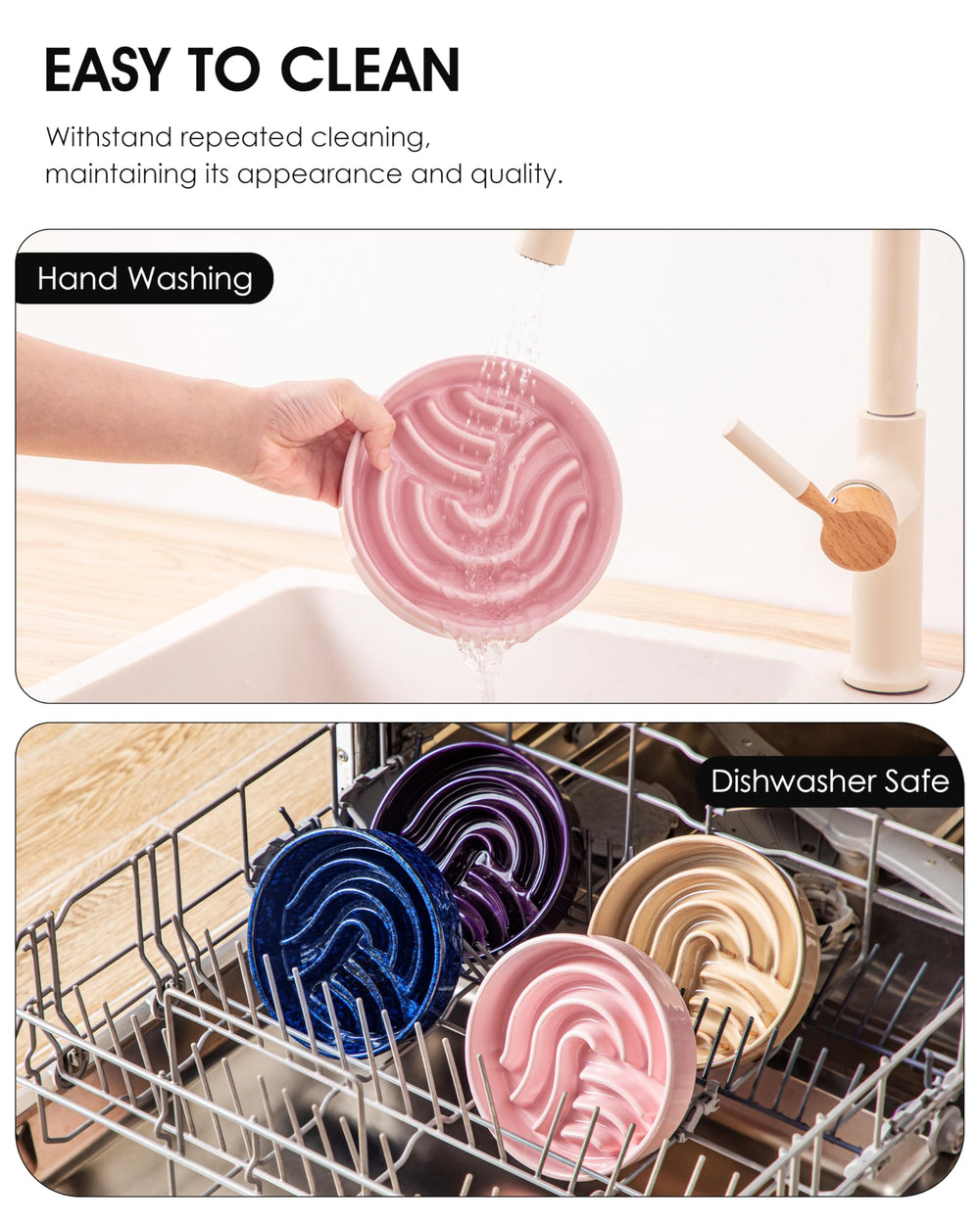 Pink Vancasso packaging for slow feeder bowl