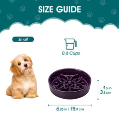 Vancasso small dog bowl with 0-6 cup capacity for precise portions.