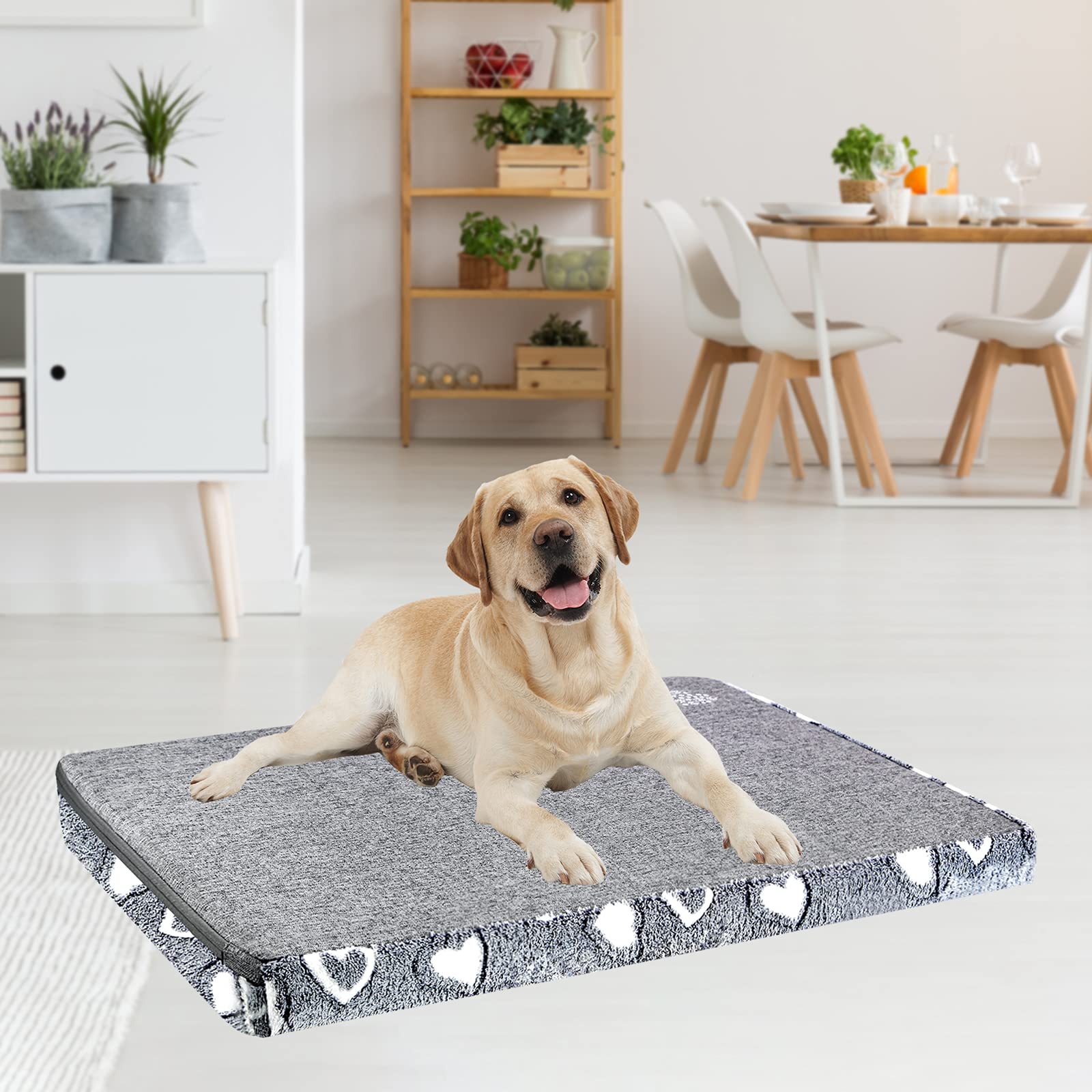 VANKEAN bed placed in a living room for versatile lounging