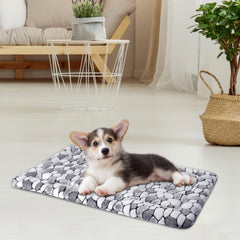 VANKEAN crate bed gray, machine-washable for easy cleaning.
