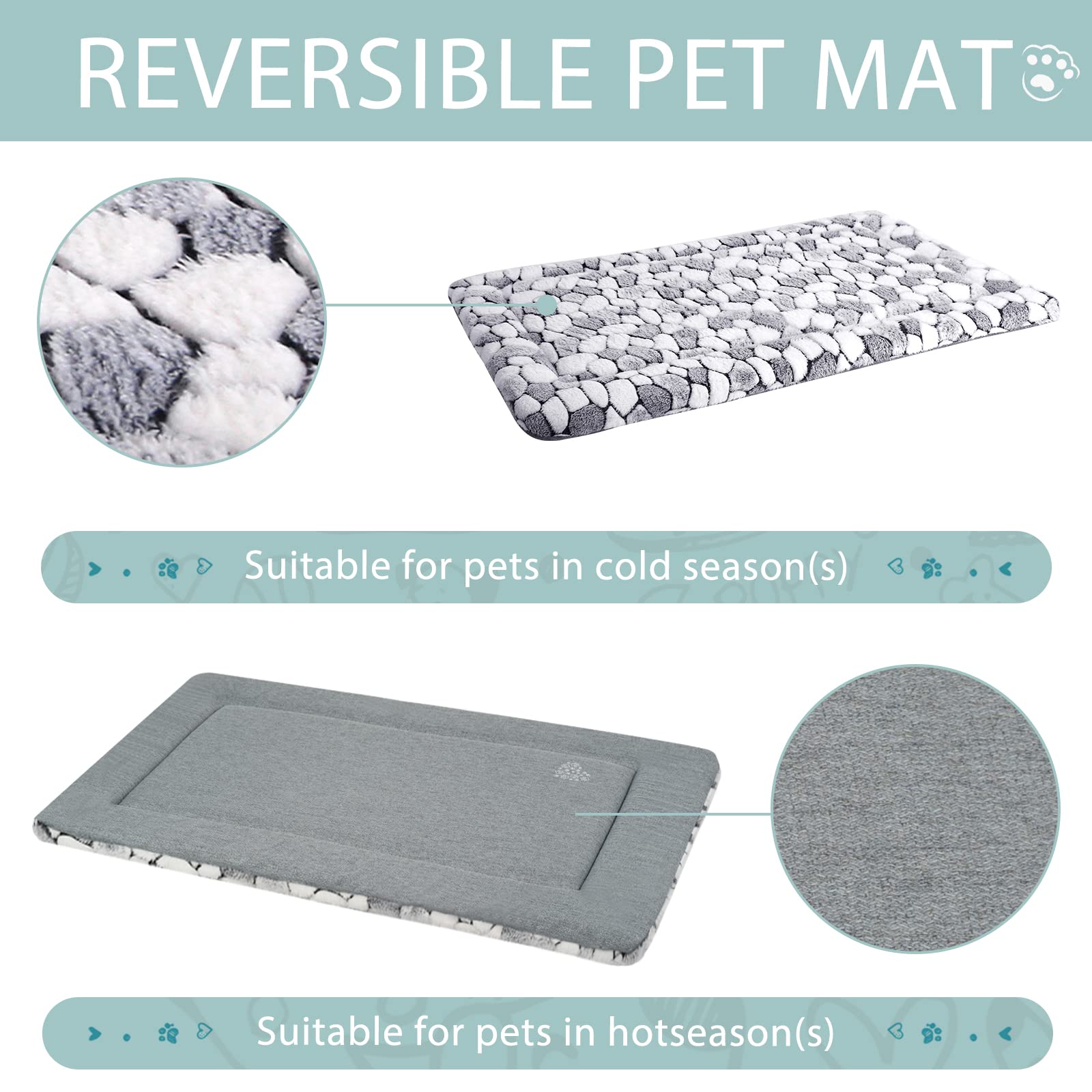 VANKEAN multi use mat fits crates cars and rooms for versatile setup