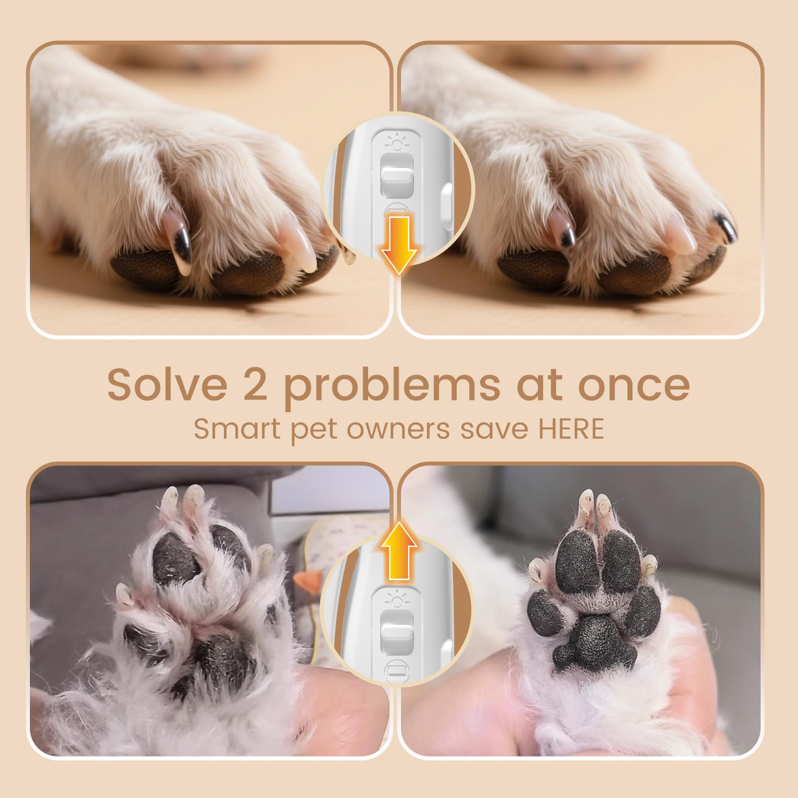 Vankoo quiet operation helps reduce pet stress during grooming.