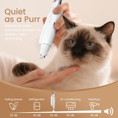 Vankoo splash guard keeps the grooming area clean during use.