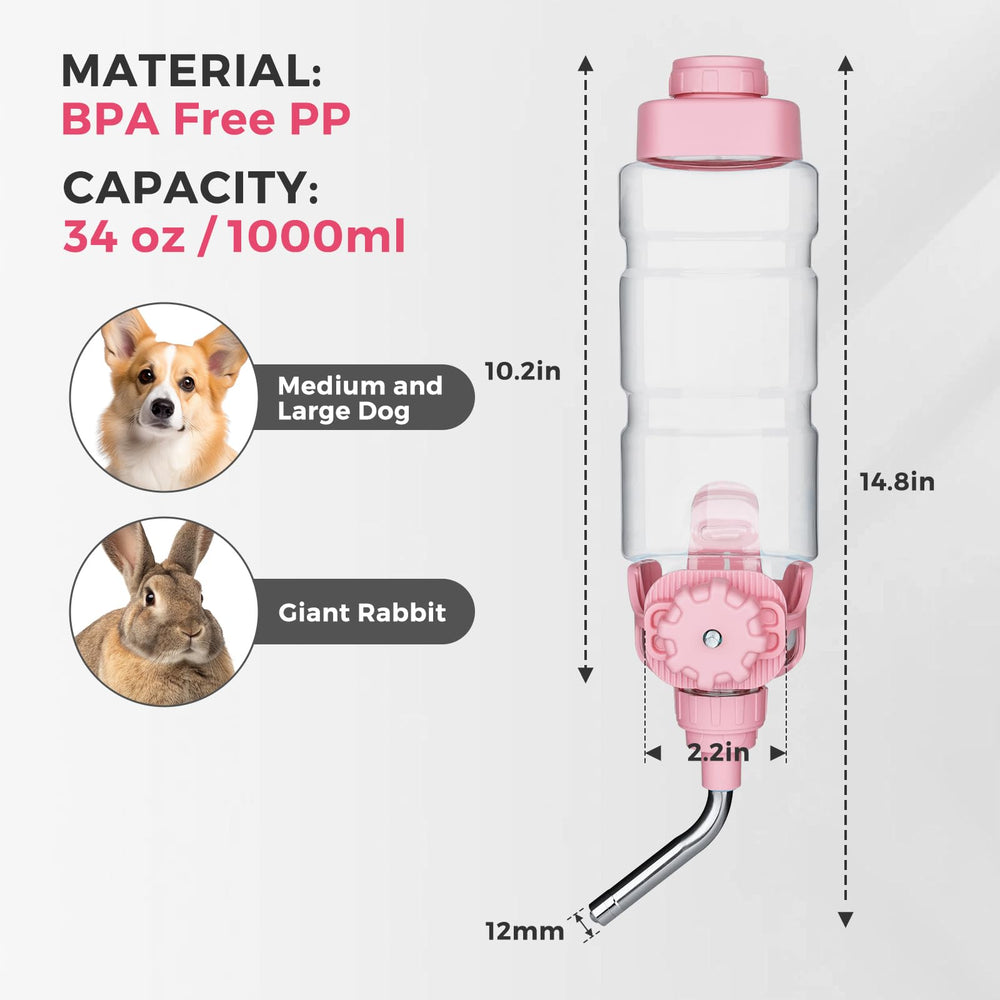 BPA-free materials ensure safe drinking water from the Vannon bottle.