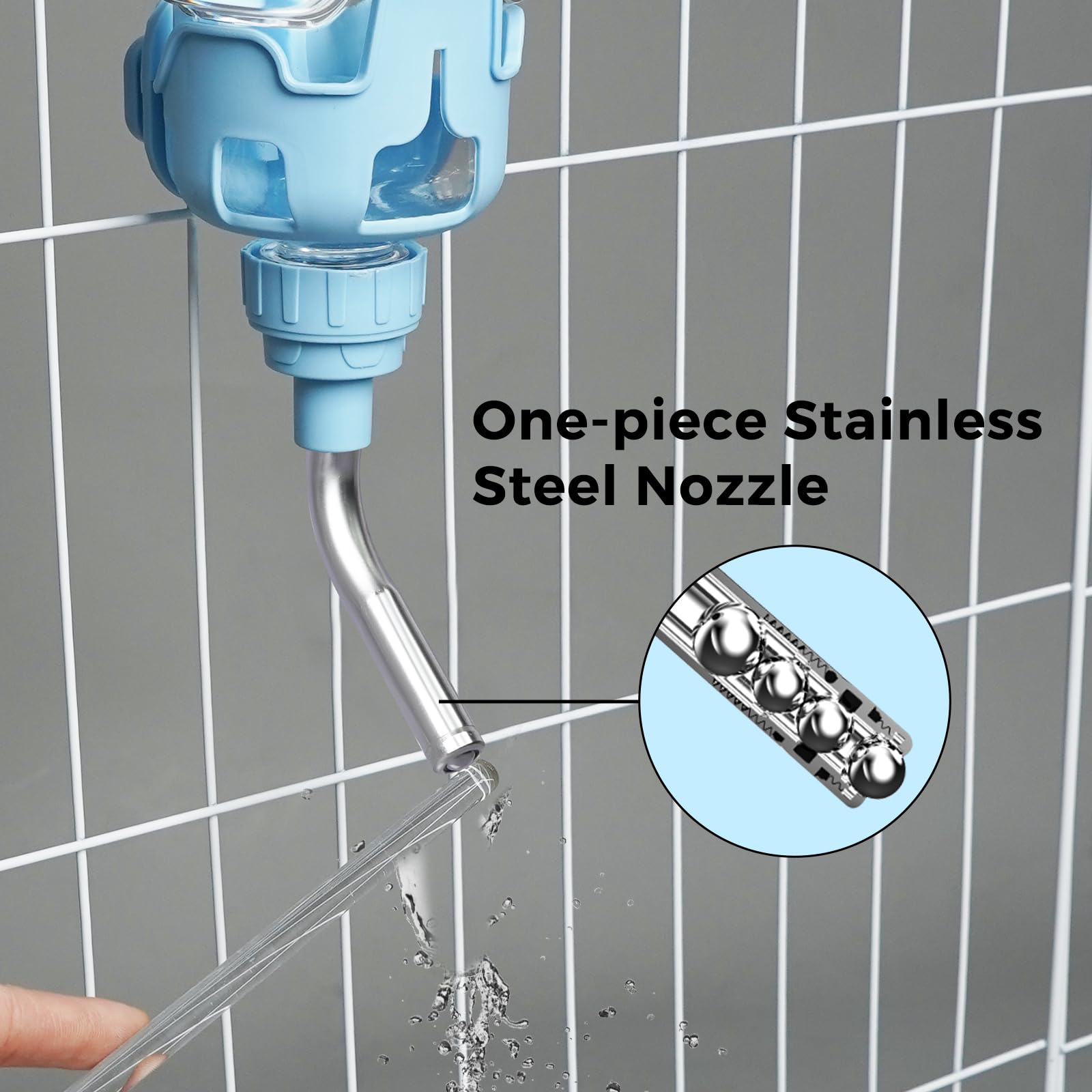 Vannon Compatible with dogs, cats, and rabbits for shared hydration.